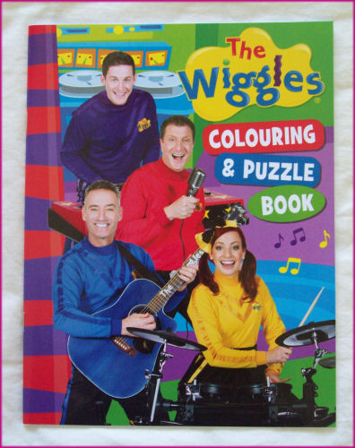 THE WIGGLES COLOURING & PUZZLE BOOK - 24pg - Fun with Lachy & Emma too